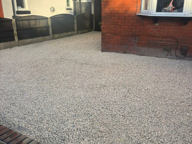 Double Gravel Driveway in Cheadle, Stockport Double Gravel Driveway in Cheadle, Stockport