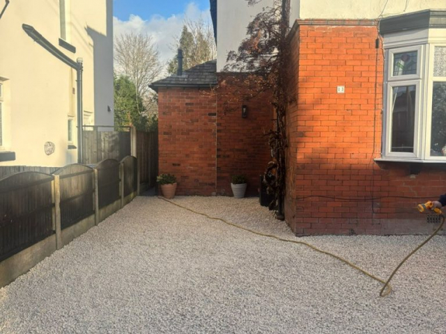 Double Gravel Driveway in Cheadle, Stockport Double Gravel Driveway in Cheadle, Stockport