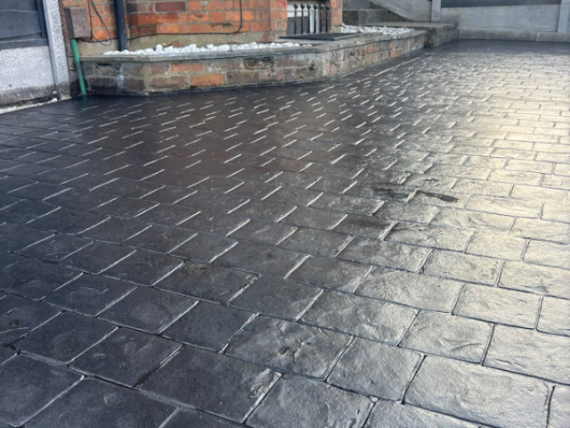 New Concrete Driveway in Sale Moor Manchester