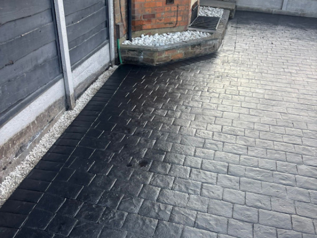 New Concrete Driveway in Sale Moor Manchester