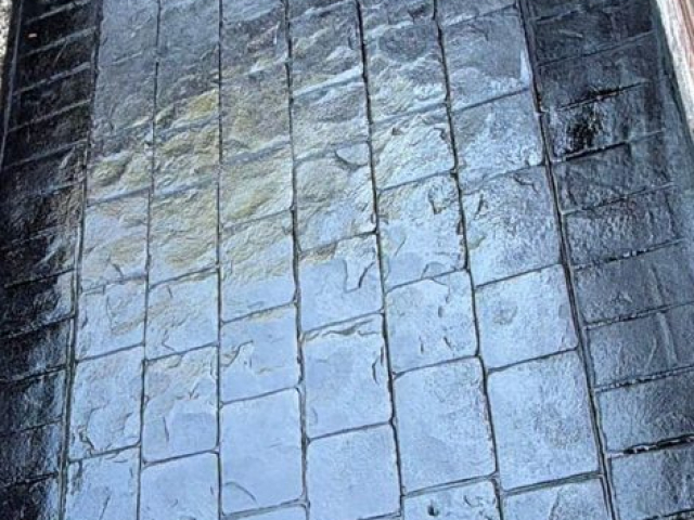 New Pattern Imprinted Concrete Driveway in Sale Moor New Pattern Imprinted Concrete Driveway in Sale Moor